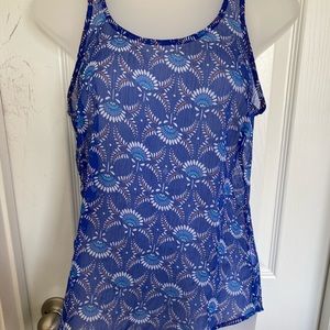 Pretty design blue blouse